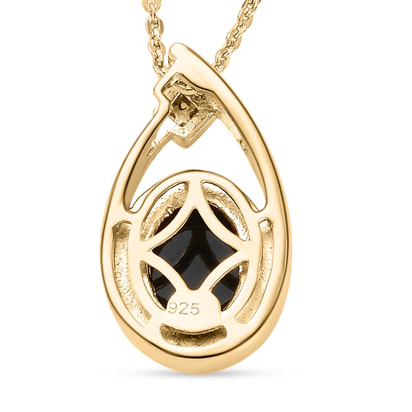 Boulder Opal Triplett und Zirkon-Anh&auml;nger mit Kette in Silber image number 5