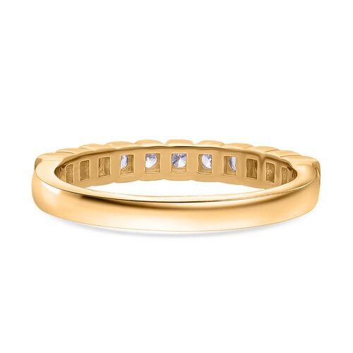 LUXURIANT DIAMOND- SI Labor Diamant Ring, 925 Silber 750 Gelbgold Vermeil- 0,28 ct. image number 5