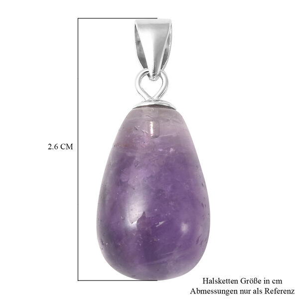 Zweifarbiger Amethyst Anh&auml;nger 925 Silber rhodiniert ca. 11,00 ct image number 4