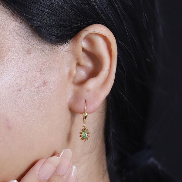 AA Tsavorite und Spessartin Granat Ohrringe - 0,82 ct. image number 3