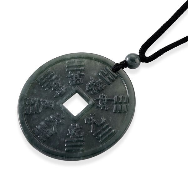 Natürlicher Olmek Jadeit Geldmünze begehrt Halskette Flexibles ( 71 cm) ca. 60.00 ct image number 3