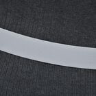 Modischer Gürtel mit Metallschnalle, Größe 3x65 cm, gewebt, weiß image number 5