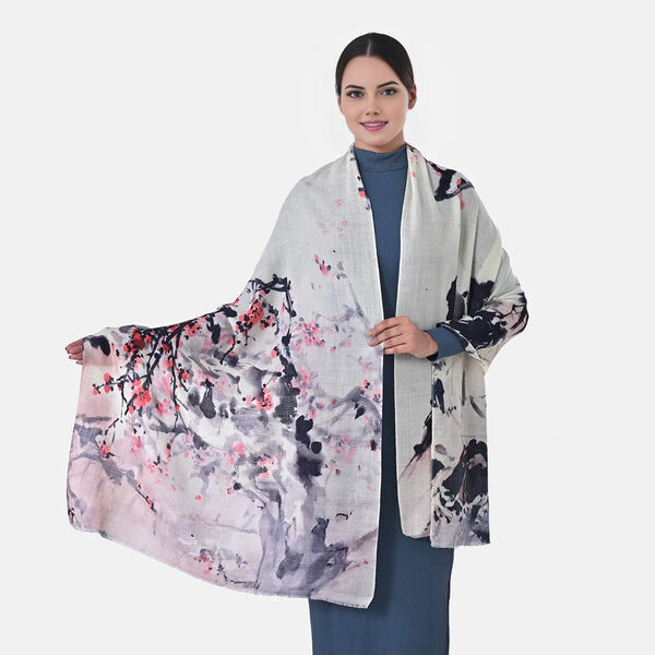 Multi Color Cashmere Wool Scarf image number 0