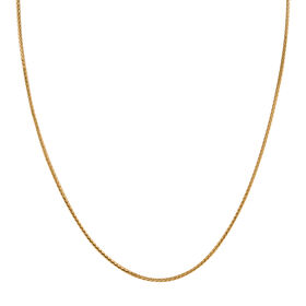 Italienische Spigakette, 925 Silber vergoldet, ca. 75 cm, ca. 6,18g