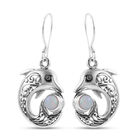 Royal Bali Kollektion - nat&uuml;rliche, &auml;thiopische Opal-Ohrringe, 925 Silber ca. 0,68 ct