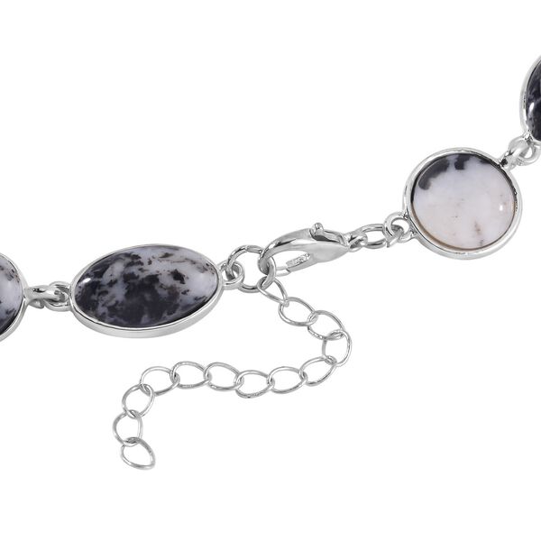 Zebra Jaspis Halskette ca. 45 cm Legierung ca. 160,00 ct. image number 4