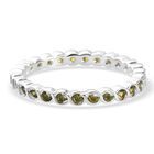 LUSTRO STELLA - Peridot Zirkonia Ring 925 Silber (Größe 16.00) ca. 0,87 ct