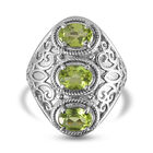 Natürlicher Peridot Ring Edelstahl  ca. 2,39 ct image number 0