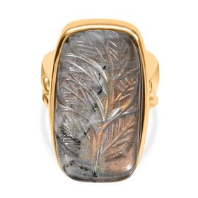 Feuer Labradorit Anhänger - 30,22 ct.