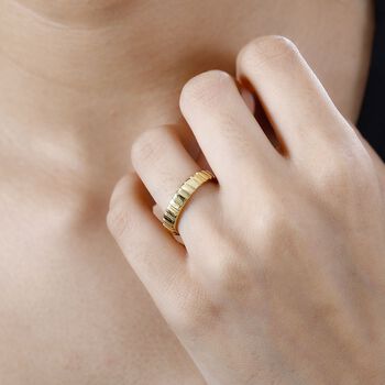 925 Silber 750 Gelbgold VermeilRing (Gr&ouml;&szlig;e 17.00) ca. 4,95g