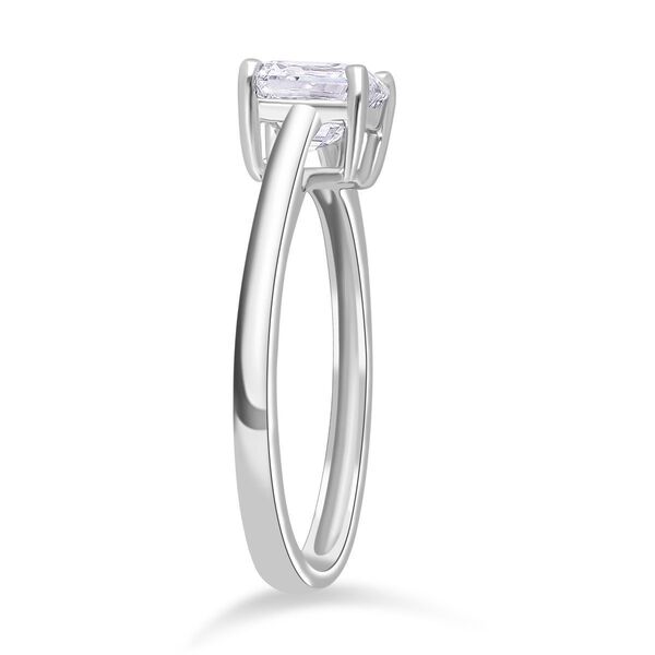 LUXURIANT IGI zertifizierter D/IF Labor Diamant Ring in 950 Platin - 1,03 ct. image number 4
