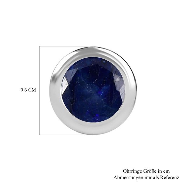 Masoala Saphir Ohrringe, 925 Silber rhodiniert - 0,77 ct. image number 7