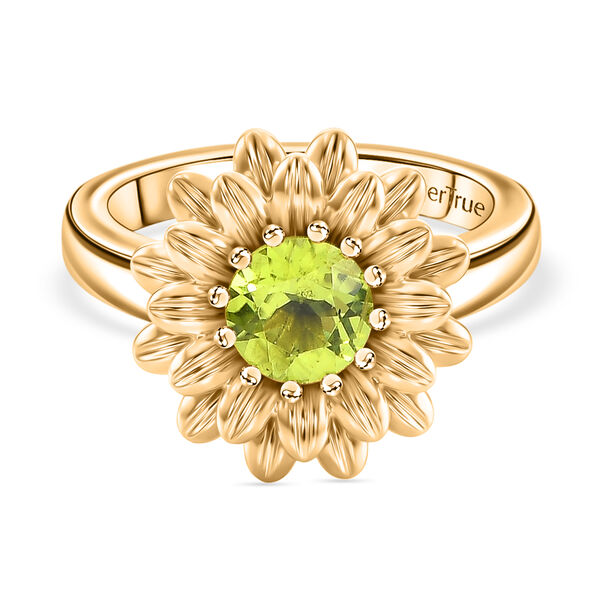 EVER TRUE Peridot Ring Nickelfreies Messing (Gr&ouml;&szlig;e 16.00) ca. 0,89 ct image number 0