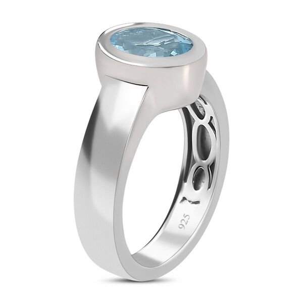 AAA Espirito Santo Aquamarin Ring, ca. 1.36 ct image number 5