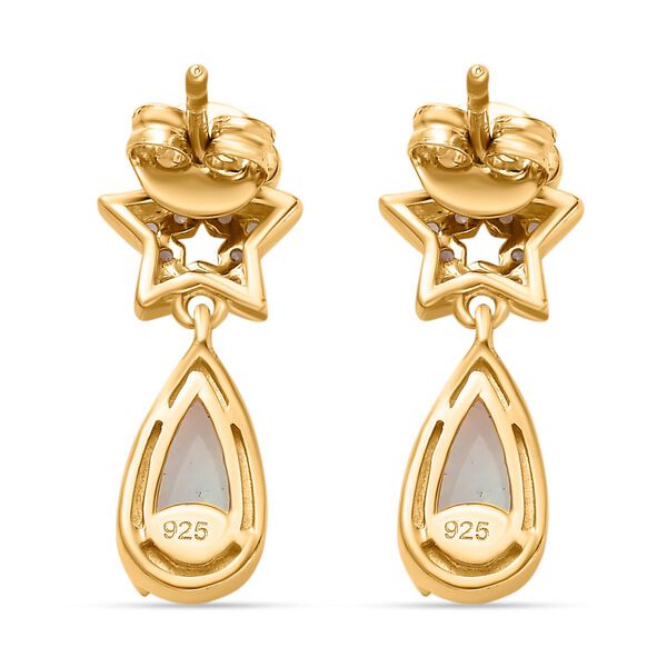 AA Nat&uuml;rlicher, &auml;thiopischer Welo Opal Ohrringe, ca. 1,65 ct. image number 7