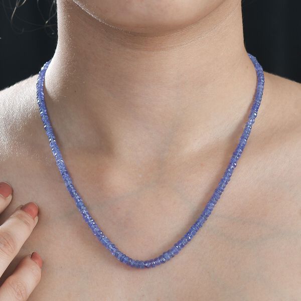 AAA Tansanit Halskette, 45 cm - 60 ct. image number 8