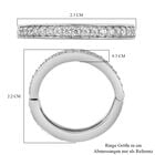 LUSTRO STELLA - Weißer Zirkonia Ring 925 Silber platiniert (Größe 16.00) ca. 0,99 ct image number 6