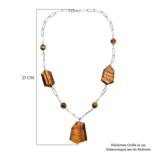 Tigerauge 50cm Halskette - 240 ct. image number 6