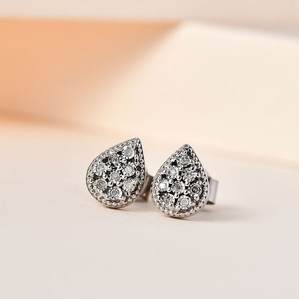 Diamant Ohrringe - 0,05 ct. image number 2