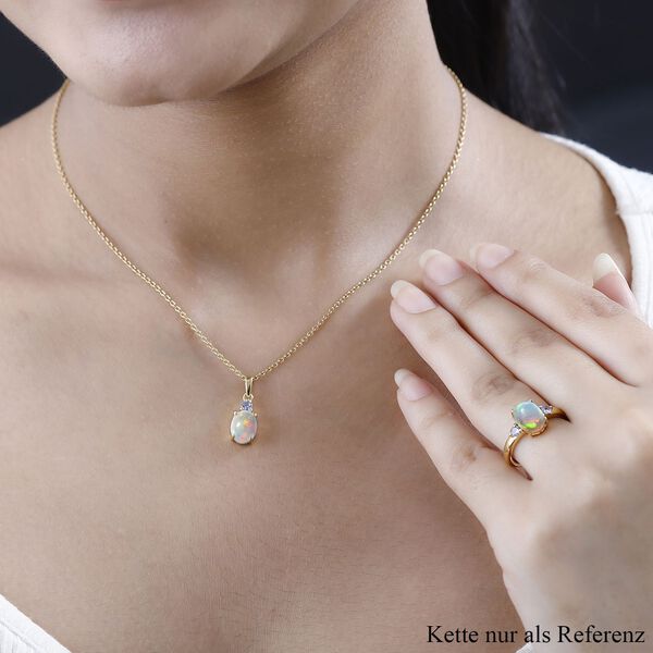 AA äthiopisches Welo Opal und Tansanit-Schmuckset - 2,67 ct. image number 4