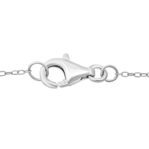 D'Joy AA blauer und weißer Zirkon Anhänger mit 50cm Kette - 2,70 ct. image number 5