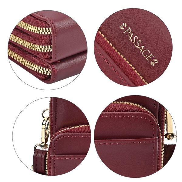 Passage Crossbody-Tasche in burgunder image number 6