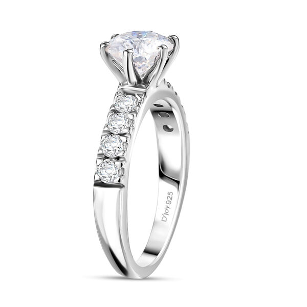 D'Joy Moissanit Ring, 925 Silber platiniert - 1,67 ct. image number 4