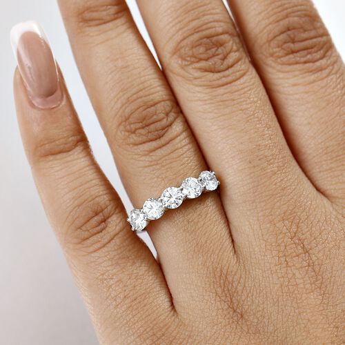 LUXURIANT VS-EF Labor Diamant Ring in 950 Platin - 2 ct. image number 2