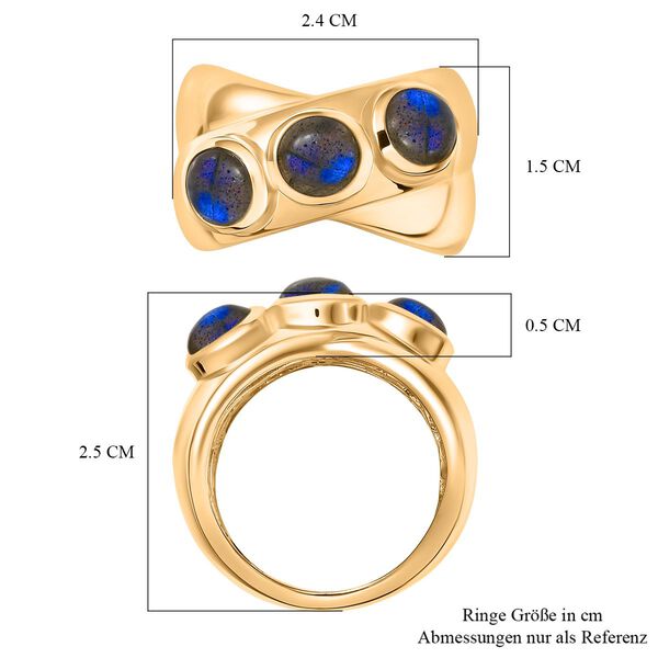 D'Joy AAA Labradorit Ring - 2,81 ct. image number 7