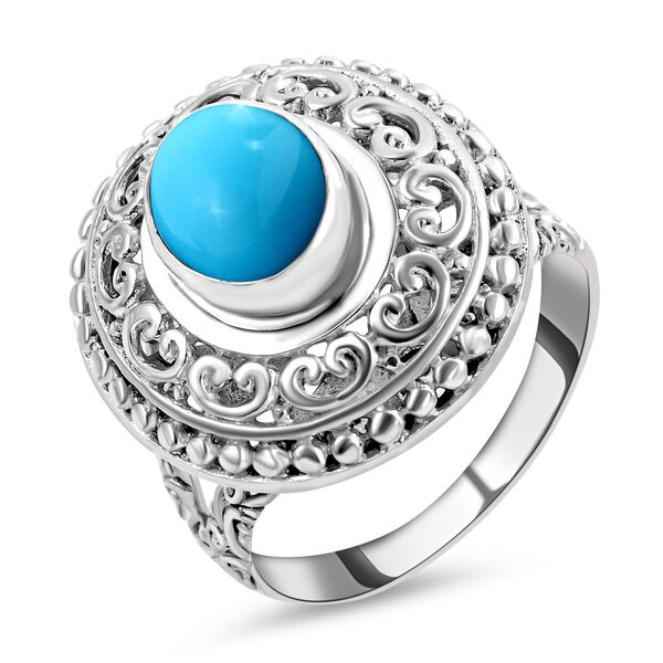 Royal Bali Collection- Sleeping Beauty T&uuml;rkis-Ring - 2,70 ct.