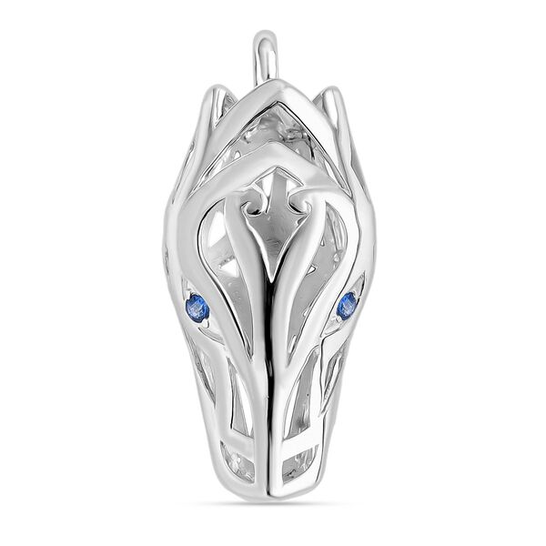D'Joy Royal Bali - Blauer Saphir Drachen Anhänger image number 0