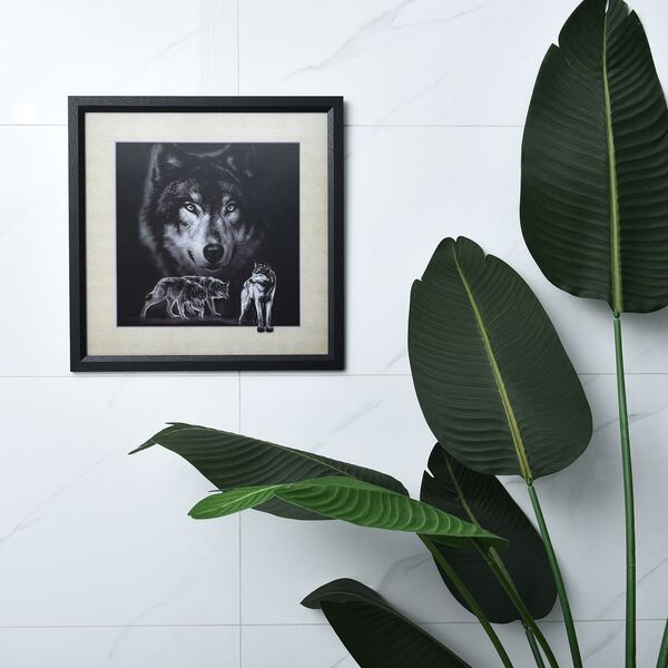 Realistisches 5D Wolfs-Gem&auml;lde, Mehrfarbig image number 2