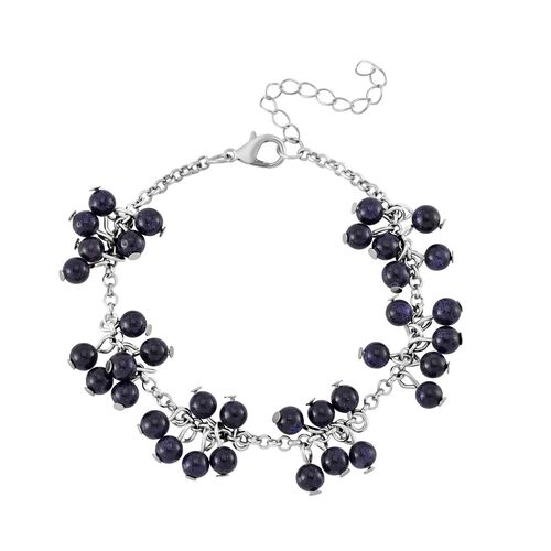 Blaues Sandstein-Armband, 19+5cm - 65 ct. image number 0