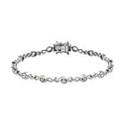 Merelani Mint-Granat Armband, ca. 20 cm, 925 Silber platiniert ca. 2,63 ct image number 0