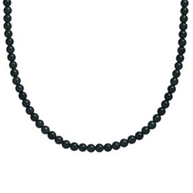 D'Joy Natürlicher Olmek Jadeit Halskette ca. 45 cm + 5 cm Extender, 925 Silber rhodiniert ca. 120,00 ct.