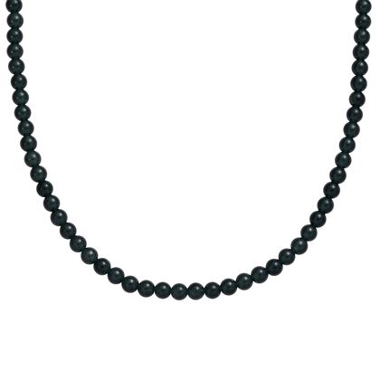 D'Joy Nat&uuml;rlicher Olmek Jadeit Halskette ca. 45 cm + 5 cm Extender, 925 Silber rhodiniert ca. 120,00 ct.