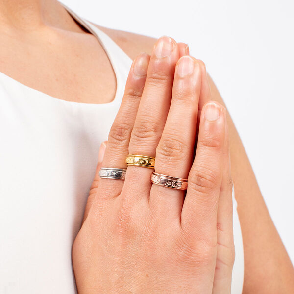 925 Silber ros&eacute;vergoldetRing (Gr&ouml;&szlig;e 19.50) ca. 5,27g image number 4