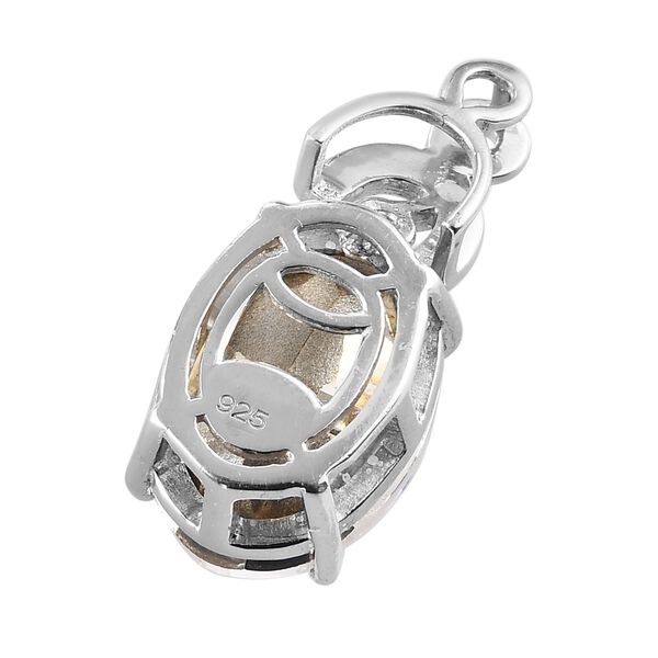 LUSTRO STELLA österreichischer, gelber Kristall-Anhänger - 5,35 ct. image number 3