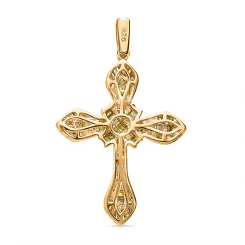 Gelber Diamant-Anh&auml;nger - 0,50 ct.