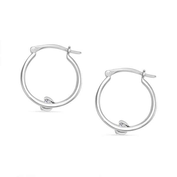 J Francis gefertigt mit SWAROVSKI Zirkonia Ohrringe 925 Silber platiniert image number 5