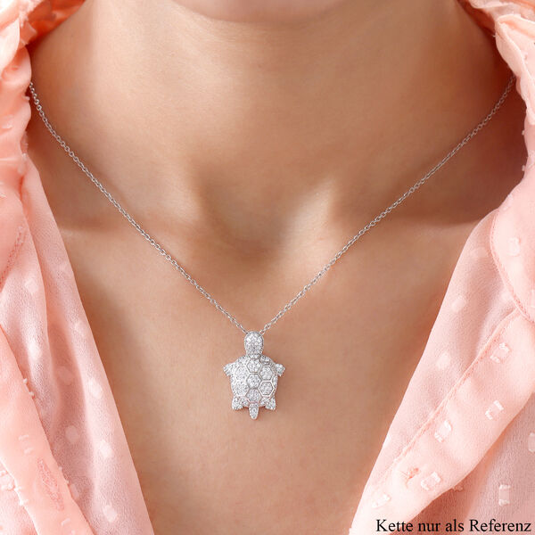 Zirkonia-Anhänger, reines Messing ca. 0,94 ct image number 2