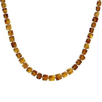 D'Joy Bernstein Halskette ca. 50 cm 925 Silber vergoldet