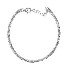 Italianisches Omega Armband, ca. 18 cm, 925 Silber, ca. 5,80g