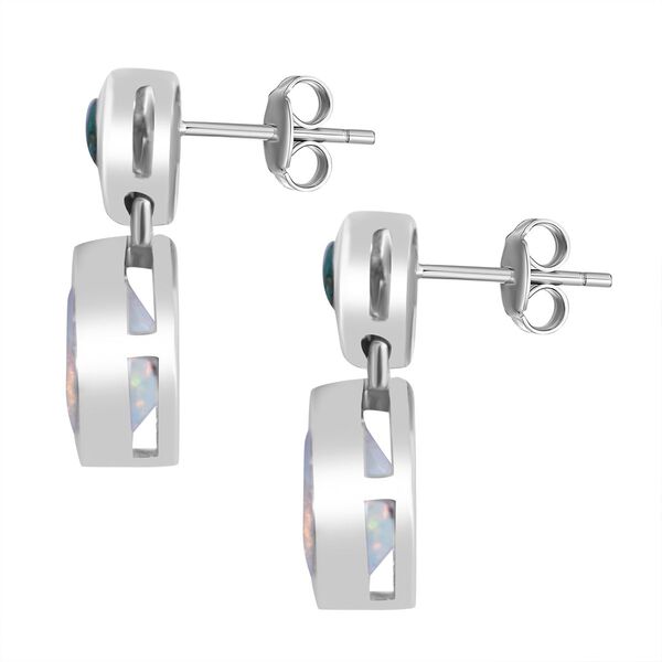 &Auml;thiopische Welo Opal und Kagem sambische Smaragd-Ohrringe - 2,22 ct. image number 3