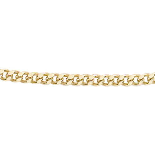 Diamantschliff Panzerkette in Gelbgold image number 0
