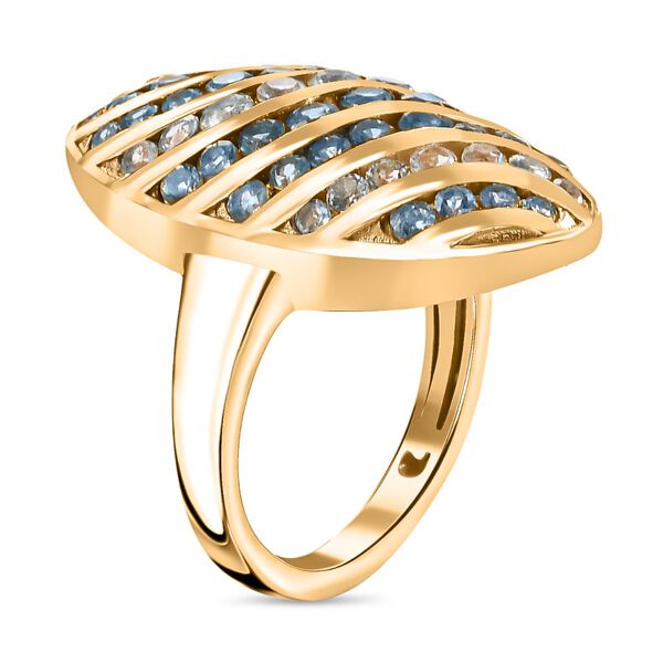 Himmelblauer Topas und London Blautopas Ring - 2,49 ct. image number 5