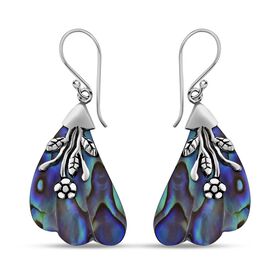 Royal Bali Kollektion - Abalone Muschel Ohrringe, 925 Silber