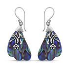 Royal Bali Kollektion - Abalone Muschel Ohrringe, 925 Silber
