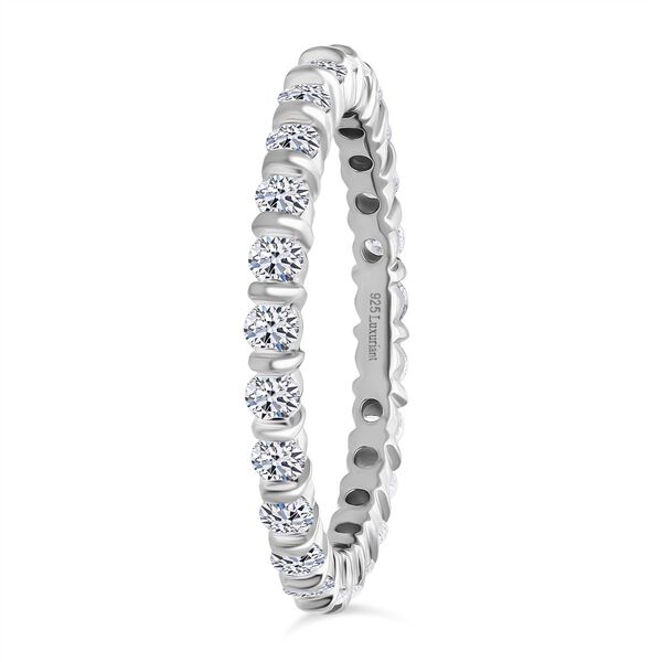 LUXURIANT DIAMOND - Lab Grown Diamant SI-GH Ring 925 Silber rhodiniert (Größe 19.00) (10-15 Werktage Lieferzeit) ca. 1.00 ct image number 3