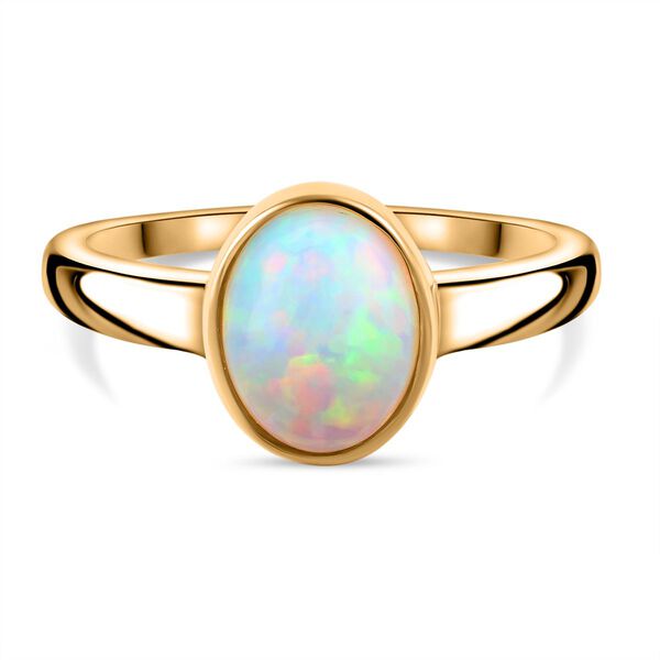 AA nat&uuml;rlicher, &auml;thiopischer Welo Opal-Ring - 1,14 ct.